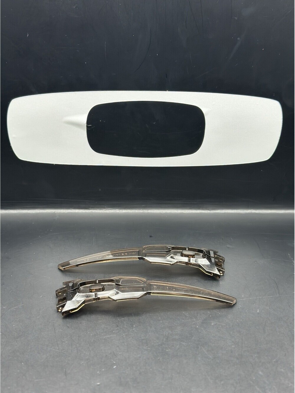 Oakley Oil Rig II Brown Smoke OEM Replacement Arms(No Icons)